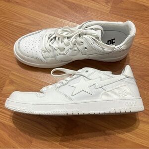 Bape Sta Triple White Shoes